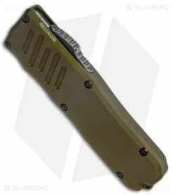 Guardian Tactical RECON-035 Tanto OTF Automatic Knife OD Green (3.3" Dark SW) -Avokelavavat Sales Store Guardian Tactical RECON 035 Tanto DA Auto OD Green Dark SW BHQ 95260 jr spine 2