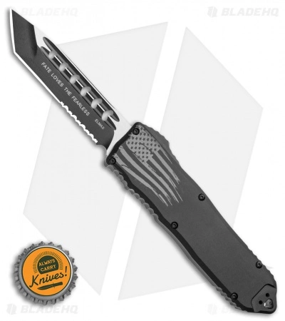 Guardian Tactical RECON-ELITE OTF Auto Knife Tanto (4.0 Two Tone Black Serr) 12 Guardian Tactical RECON-ELITE OTF Auto Knife Tanto (4.0 Two Tone Black Serr) - Image 10