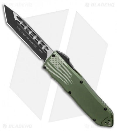 Guardian Tactical RECON-ELITE OTF Auto Knife Tanto OD Green (4.0 Two Tone) 3 Guardian Tactical RECON-ELITE OTF Auto Knife Tanto OD Green (4.0 Two Tone)