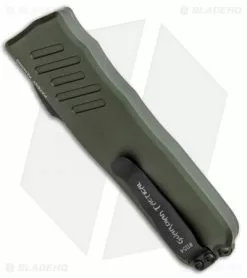 Guardian Tactical RECON-035 D/A OTF Automatic Knife OD Green (3.3"Two-Tone Serr) -Avokelavavat Sales Store Guardian Tactical Recon 035 DA OTF Auto OD Green TT Serr 98212 BHQ 91588 jr side