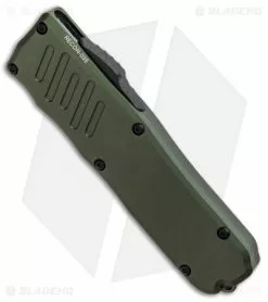 Guardian Tactical RECON-035 D/A OTF Automatic Knife OD Green (3.3"Two-Tone Serr) -Avokelavavat Sales Store Guardian Tactical Recon 035 DA OTF Auto OD Green TT Serr 98212 BHQ 91588 jr spine