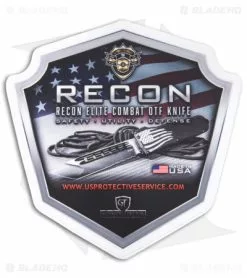 Guardian Tactical RECON-ELITE OTF Auto Knife Tanto OD Green (4" Black Serr) -Avokelavavat Sales Store Guardian Tactical Recon Elite OTF AK sticker 2