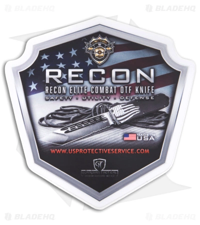 Guardian Tactical RECON-ELITE OTF Auto Knife Tanto (4.0 Two Tone Black Serr) 8 Guardian Tactical RECON-ELITE OTF Auto Knife Tanto (4.0 Two Tone Black Serr) - Image 6