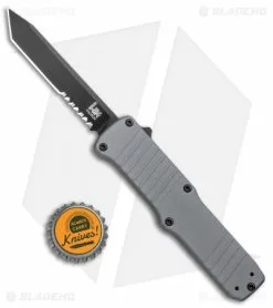 HK Hadron D/A OTF Automatic Knife Gray Aluminum (3.375" Black Tanto Serr) 54002 -Avokelavavat Sales Store HK Hadron DA OTF Auto Gray Aluminum Black Tanto Serr BHQ 105945 jr bottlecap