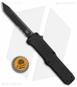 HK Hadron OTF Tanto Automatic Knife Black Aluminum (3.375" Black Serr) 54000 -Avokelavavat Sales Store HK Hadron OTF Tanto Auto Black Aluminum Black Serr 54000 BHQ 80687 jr bottlecap