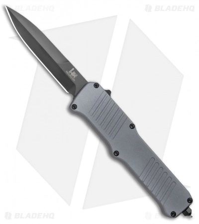 HK Incursion OTF Automatic Knife Grey Aluminum (Black) 54092 3 HK Incursion OTF Automatic Knife Grey Aluminum (Black) 54092