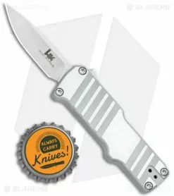 HK Micro Incursion OTF Automatic Knife Brushed Aluminum (1.9" Stonewash) -Avokelavavat Sales Store HK Micro Incursion OTF Auto Brushed Clear Aluminum SW 54035 BHQ 121020 jr bottlecap
