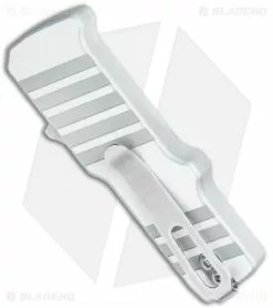 HK Micro Incursion OTF Automatic Knife Brushed Aluminum (1.9" Stonewash) -Avokelavavat Sales Store HK Micro Incursion OTF Auto Brushed Clear Aluminum SW 54035 BHQ 121020 jr side