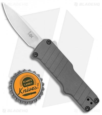 HK Micro Incursion OTF Automatic Knife Matte Gray Aluminum (1.9" Stonewash) 7 HK Micro Incursion OTF Automatic Knife Matte Gray Aluminum (1.9" Stonewash) - Image 5