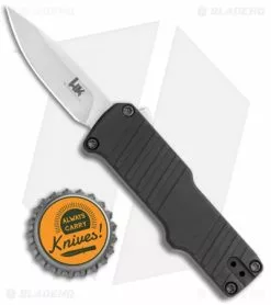 HK Micro Incursion OTF Automatic Knife Black Aluminum (1.9" Stonewash) -Avokelavavat Sales Store HK Micro Incursion OTF Auto Tumbled Aluminum SW 54030 BHQ 118689 jr bottlecap