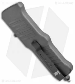 HK Mini Incursion OTF Automatic Tanto Knife Gray Aluminum ( 3" Black) 54042 -Avokelavavat Sales Store HK Mini Incursion OTF Auto Black Aluminum Black 54042 BHQ 93899 jr side
