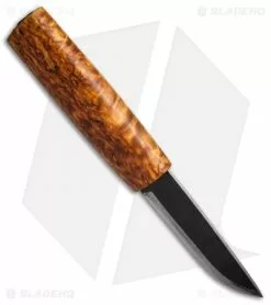Helle Knives Saga Siglar Fixed Blade Knife Curly Birch (3.5" Two-Tone) #102 -Avokelavavat Sales Store Helle Saga Siglar Curly Birch TT 102 BHQ 49789 jr spine