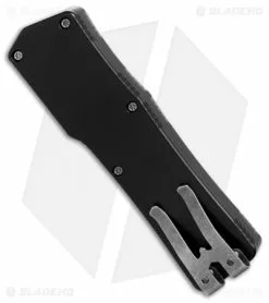 Heretic Knives Cleric Tanto OTF Automatic Knife Black DLC (3.5" Black) -Avokelavavat Sales Store Heratic Knives Cleric Tanto black DLC black BHQ 76675 er side