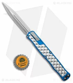 Heretic Cleric II D/E OTF Automatic Knife Blue W/Steel Inlay (4.2" SW MagnaCut) 9 Heretic Cleric II D/E OTF Automatic Knife Blue W/Steel Inlay (4.2" SW MagnaCut) -Avokelavavat Sales Store Heretic Cleric II DE Auto Blue Aluminum Stainless Inlay SW BHQ 178355 jr bottlecap