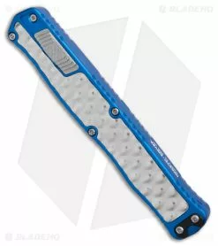 Heretic Cleric II D/E OTF Automatic Knife Blue W/Steel Inlay (4.2" SW MagnaCut) 7 Heretic Cleric II D/E OTF Automatic Knife Blue W/Steel Inlay (4.2" SW MagnaCut) -Avokelavavat Sales Store Heretic Cleric II DE Auto Blue Aluminum Stainless Inlay SW BHQ 178355 jr spine