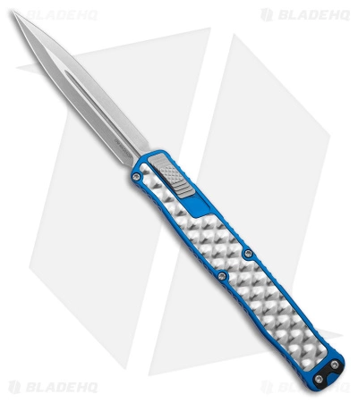 Heretic Cleric II D/E OTF Automatic Knife Blue W/Steel Inlay (4.2" SW MagnaCut) 3 Heretic Cleric II D/E OTF Automatic Knife Blue W/Steel Inlay (4.2" SW MagnaCut)