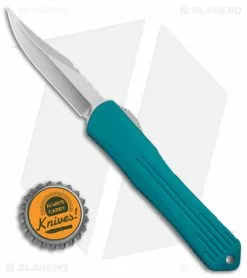 Heretic Knives Manticore-S Bowie OTF Automatic Knife Turquoise Al (2.6" Satin) -Avokelavavat Sales Store Heretic KNives Manticore S Bowie OTF Turquoise 2in SW BHQ 173700 td size