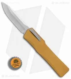 Heretic Knives Cleric Clip Point OTF Automatic Knife Tan (3.5" Stonewash) -Avokelavavat Sales Store Heretic Knives Cleric Clip Point Tan SW BHQ 78826 er bottlecap 2