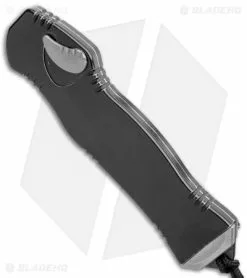 Heretic Knives Hydra OTF Automatic Knife Black Battleworn (3.625" Stonewash) -Avokelavavat Sales Store Heretic Knives Hydra OTF Auto Black Battleworn SW H006 5A BATTLE BHQ 112299 jr spine