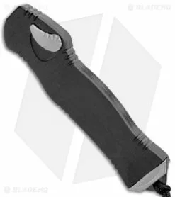 Heretic Knives Hydra OTF Automatic Knife Black S/E (3.625" Battleworn) -Avokelavavat Sales Store Heretic Knives Hydra OTF Auto Black SE Battleworn H007 5A BHQ 112304 jr spine