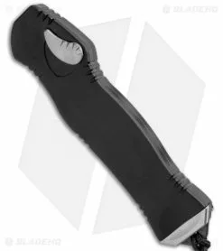 Heretic Knives Hydra OTF Automatic Knife Black Tanto (3.625" Stonewash) -Avokelavavat Sales Store Heretic Knives Hydra OTF Auto Black Tanto SW H006 2A BHQ 112295 jr spine
