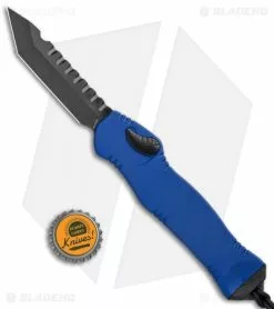 Heretic Knives Hydra OTF Automatic Knife Blue Tanto (3.625" DLC) -Avokelavavat Sales Store Heretic Knives Hydra OTF Auto Blue Tanto DLC H006 6A BLU BHQ 112298 jr bottlecap