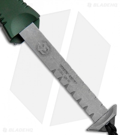Heretic Knives Hydra OTF Automatic Knife Green S/E (3.625" Battleworn) 6 Heretic Knives Hydra OTF Automatic Knife Green S/E (3.625" Battleworn) - Image 4