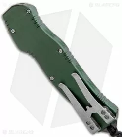 Heretic Knives Hydra OTF Automatic Knife Green S/E (3.625" Battleworn) 9 Heretic Knives Hydra OTF Automatic Knife Green S/E (3.625" Battleworn) -Avokelavavat Sales Store Heretic Knives Hydra OTF Auto Green SE Battleworn H007 5A GRN BHQ 112307 jr side