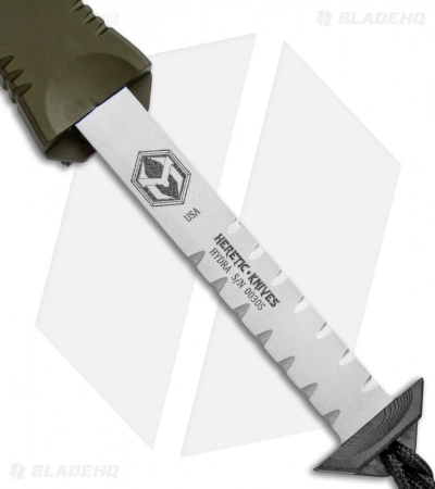 Heretic Knives Hydra OTF Automatic Knife Green Tanto (3.625" DLC) 6 Heretic Knives Hydra OTF Automatic Knife Green Tanto (3.625" DLC) - Image 4