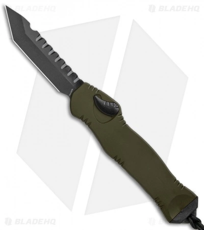 Heretic Knives Hydra OTF Automatic Knife Green Tanto (3.625" DLC) 3 Heretic Knives Hydra OTF Automatic Knife Green Tanto (3.625" DLC)