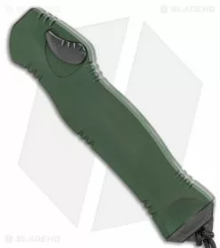 Heretic Knives Hydra OTF Automatic Knife Green S/E (3.625" Black) -Avokelavavat Sales Store Heretic Knives Hydra OTF Automatic Knife Green S E 3.625in Black H007 6A GRN BHQ 115324 LS Spine