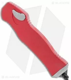 Heretic Knives Hydra OTF Automatic Knife Red S/E (3.625" Battleworn) -Avokelavavat Sales Store Heretic Knives Hydra OTF Automatic Knife Red S E 3.625in Battleworn BHQ 112308 LS Spine