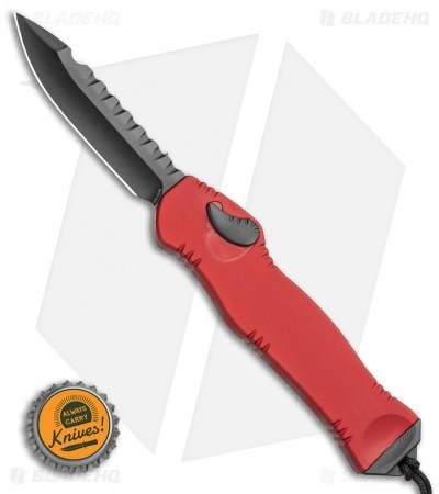 Heretic Knives Hydra OTF Automatic Knife Red S/E (3.625" Black) 6 Heretic Knives Hydra OTF Automatic Knife Red S/E (3.625" Black) - Image 4