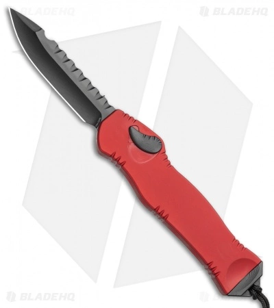 Heretic Knives Hydra OTF Automatic Knife Red S/E (3.625" Black) 3 Heretic Knives Hydra OTF Automatic Knife Red S/E (3.625" Black)