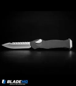 Heretic Knives Hydra OTF Automatic Knife Black (3.625" Stonewash) -Avokelavavat Sales Store Heretic Knives Hydra OTF Black SW H007 2A BHQ 69003 jr lifestyle