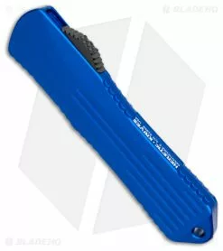 Heretic Knives Manticore-E Bowie OTF Knife Blue (3.25" Battleworn Black) 7 Heretic Knives Manticore-E Bowie OTF Knife Blue (3.25" Battleworn Black) -Avokelavavat Sales Store Heretic Knives Manticore E Bowie OTF Blue Battleworn TT BHQ 165640 jr spine