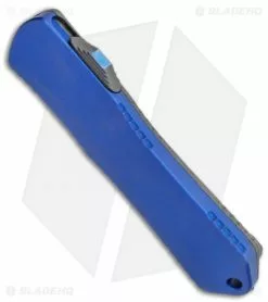 Heretic Knives Manticore-E D/A OTF Knife D/E Blue/CF Back Cover (3.125" DLC) -Avokelavavat Sales Store Heretic Knives Manticore E DA OTF Knife DE Blue CF Back Cover 3.125 DLC BHQ 118699 LS Spine