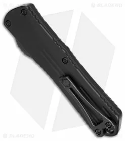 Heretic Knives Manticore-E DE OTF Knife Black (3.25" Battleworn Black) H028-8A 8 Heretic Knives Manticore-E DE OTF Knife Black (3.25" Battleworn Black) H028-8A -Avokelavavat Sales Store Heretic Knives Manticore E DE OTF Black TT Battleworn Black BHQ 165666 jr side