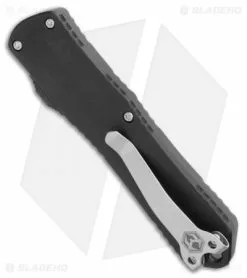 Heretic Knives Manticore-E D/A OTF Knife Black Tanto (3.125" Stonewash) -Avokelavavat Sales Store Heretic Knives Manticore E OTF Black Tanto SW H027 2A BHQ 109469 jr side