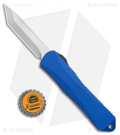 Heretic Knives Manticore-E D/A OTF Knife Blue Tanto (3.125" Stonewash) 6 Heretic Knives Manticore-E D/A OTF Knife Blue Tanto (3.125" Stonewash) - Image 4