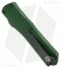 Heretic Knives Manticore-E D/A OTF Knife Green Tanto (3.125" DLC) -Avokelavavat Sales Store Heretic Knives Manticore E OTF Green Tanto DLC H027 6A GRN BHQ 109475 jr side