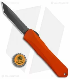 Heretic Knives Manticore-E D/A OTF Knife Orange Tanto (3.125" DLC) -Avokelavavat Sales Store Heretic Knives Manticore E Tanto OTF Orange DLC BHQ 116636 jr bottlecap