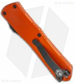 Heretic Knives Manticore-E D/A OTF Knife Orange Tanto (3.125" DLC) -Avokelavavat Sales Store Heretic Knives Manticore E Tanto OTF Orange DLC BHQ 116636 jr side