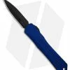 Heretic Knives Manticore-S Double Edge OTF Blue Camo Carbon Fiber(2.6" Black)