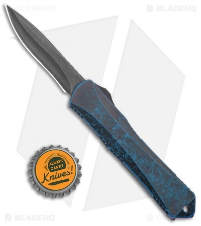 Heretic Knives Manticore-S Recurve OTF Knife Breakthrough Blue (2.63" Black DLC) 6 Heretic Knives Manticore-S Recurve OTF Knife Breakthrough Blue (2.63" Black DLC) - Image 4