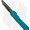 Heretic Knives Manticore-S Tanto OTF Automatic Knife Turquoise Al (2.6" DLC) -Avokelavavat Sales Store Heretic Knives Manticore S Tanto OTF Turqoise Aluminum DLC Black BHQ 174839 jr