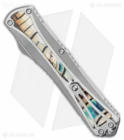 Heretic Knives Manticore-X D/A OTF Knife Custom Mammoth Ivory (3.75" Mirror) #1 -Avokelavavat Sales Store Heretic Knives Manticore X Custom Mammoth Ivory 1 DE Mirror BHQ 115758 LS Side