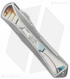 Heretic Knives Manticore-X D/A OTF Knife Custom Mammoth Ivory (3.75" Mirror) #1 -Avokelavavat Sales Store Heretic Knives Manticore X Custom Mammoth Ivory 1 DE Mirror BHQ 115758 LS Spine