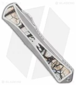 Heretic Knives Manticore-X D/A OTF Knife Custom Mammoth Ivory (3.75" Mirror) #2 -Avokelavavat Sales Store Heretic Knives Manticore X Custom Mammoth Ivory 2 DE Mirror BHQ 115760 LS Spine