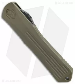 Heretic Knives Manticore-X D/E OTF Bomb Green (3.75" Battleworn Black) -Avokelavavat Sales Store Heretic Knives Manticore X DE OTF BW Black Bomb Green Blade Show 2022 BHQ 146731 jr spine